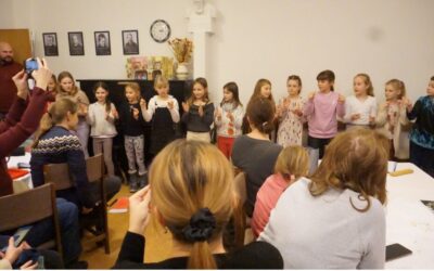 Nikolaustag mit Kindern aus der Grundschule Antonínská